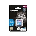 Integral Scheda SD da 128 GB UHS-II V90 fino a 300 MB in lettura e 280 MB di velocità di scrittura 1866X SDHC professionale ad alta velocità
