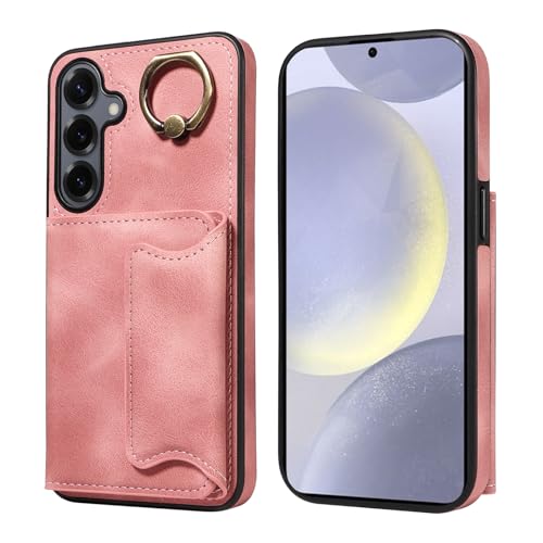 Coque Samsung S25 Plus antichoc avec anneau rotatif 360 et fermoir magnétique