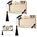 2pcs/set Graduation Gifts 2026 Money Holder, Wooden Graduation Money Cash Envelope Box for Class of 2026 Senior College University Graduates Holiday Gifts