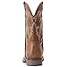 IUV Cowboy Boots For Men Square Toe Western Boots Durable Classic Embroidered Pull On Boot Slip Resistant Country Boot