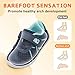 Besroad Baby Sneakers Boys Barefoot First Walking Shoes Breathable Tennis Shoes for Girls Fashion Lightweight Running Sneaker Navy 7.5-8 Toddler