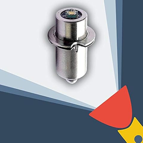 MagLite LED Conversion/Upgrade Bulb 375LM MAG-NUM Star II bi-pin 2D/2C Cell Torch/Flashlight CREE XP-G2 Cover
