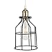 Kohree Metal Bulb Guard Lamp Cage, for Pendant Light, 32-42mm Lamp Base, Ceiling Fan Light Bulb Covers Vintage Open Style Industrial Grade Adjustable 4 Packs(Cage ONLY)
