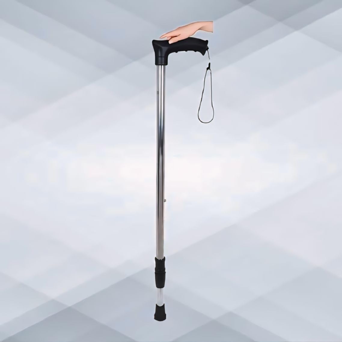 Sharda Single Leg Walking Stick for Old People | Enhanced Stability & Comfortable Walking Stick for Men | Height Adjustable, Anti-Slip, Ergonomic Walking Stick for Women (B0D6C4DSMX) Amazon Price History, Amazon Price Tracker