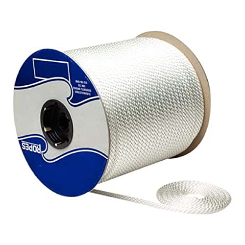 Solid Braid Nylon White-5/32 X 1000
