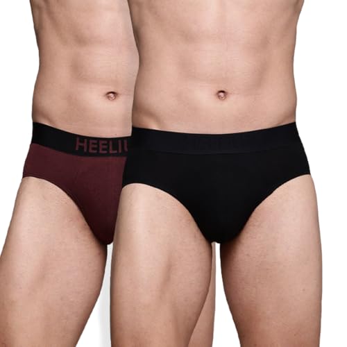 Image of HEELIUM Bamboo Underwear Brief for Men | 3X Softer Than Cotton & Odour Free | Stretchy Fabric & Durable Waistband