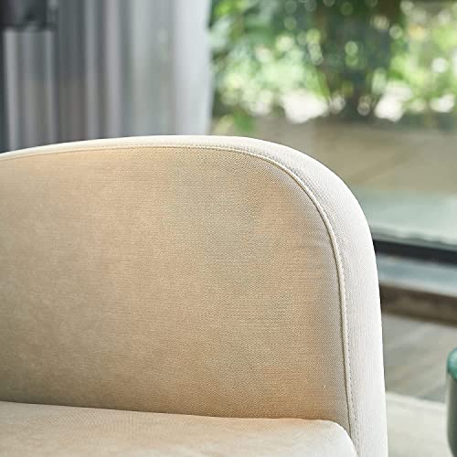 Pannow Upholstered Rocking Chair Mid-Century, Modern Nursery Rocking Armchair, Upholstered Tall Back Accent Glider Rocker With 2-Side Pocket For Bedroom Living Room Lounge #TOP4