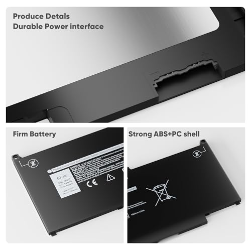 Image of MXV9V Laptop Battery Replacement for Dell Latitude 7400 7300 5300 5310 2-in-1 E5300 E5310 E7300 E7400 for dell 7300 /7306 2-in-1 P96G P97G P99G P100G 5VC2M 829MX 7.6V 60Wh