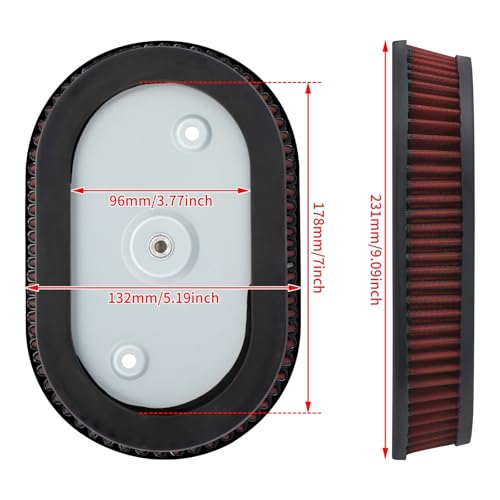 Filtre à air pour moto Softail Breakout - 7