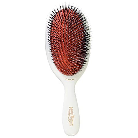Mason Pearson BN1 Bristle and Nylon Popular Hair Brush - Ivory Cover
