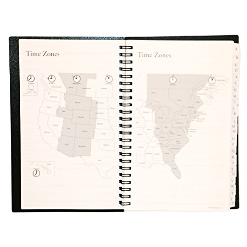 Large Print Telephone Address Book Black PlanAhead 628 Entries Brand New