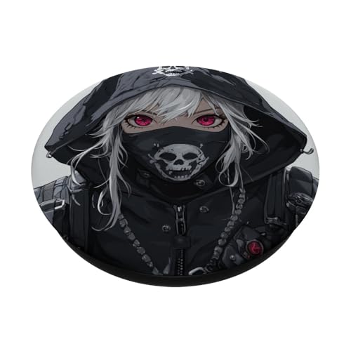 Anime Girl Otaku Kawaii Manga Reader Japanese PopSockets Adhesive PopGrip