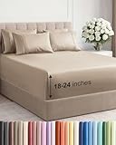 Extra Deep Queen Sheet Set - 6 Piece Breathable and Cooling Sheets - Hotel Luxury Bedding for Women, Men, Kids...