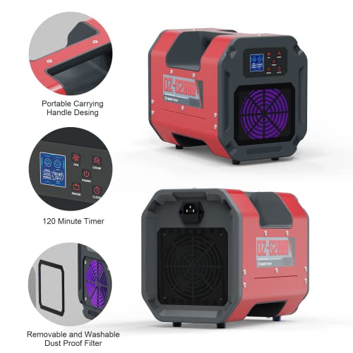 Abestorm Ozone Generator 15000Mg/H, Portable Digital Commercial Ozone Machine Odor Removal Industrial Air Purifier For Car, Home, Hotels, Basement, Pets Room #TOP2