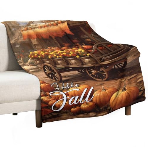 Couverture de lit en peluche Hello Fall pour affronter les nuits fraîches avec style - 2