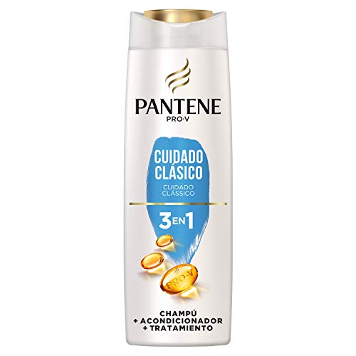Pantene Pro-V Cuidado Clásico Champú, Acondicionador y Tratamiento 3 en 1, Pelo de Aspecto Sano y Brillante, 300 ml