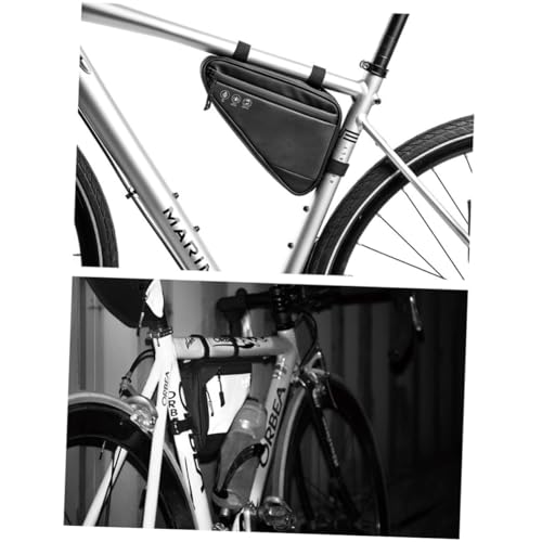 ROMISBABA 耐久素材使用三角形自転車ツールバッグ 山地 ロードバイク対応 アウトドア用収納ポーチ 軽量コンパクト携帯可能 重要品整理に