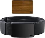 Magnetic Belt for Men – Quick Release, Adjustable Elastic Strap, No Holes, Swappable Faceplate