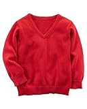 Carter's Baby Boy V-Neck Sweater (3 Months, Red)