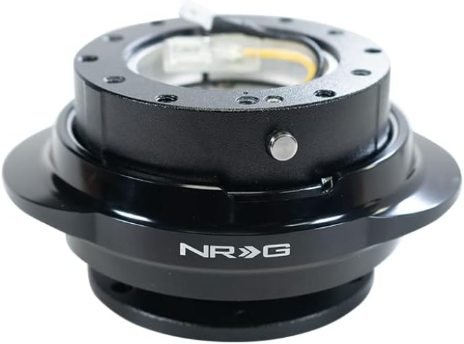 NRG Quick Release - Black Body/Shinny Black Oval Ring SRK-220BK + U.S. PERFORMANCE LAB