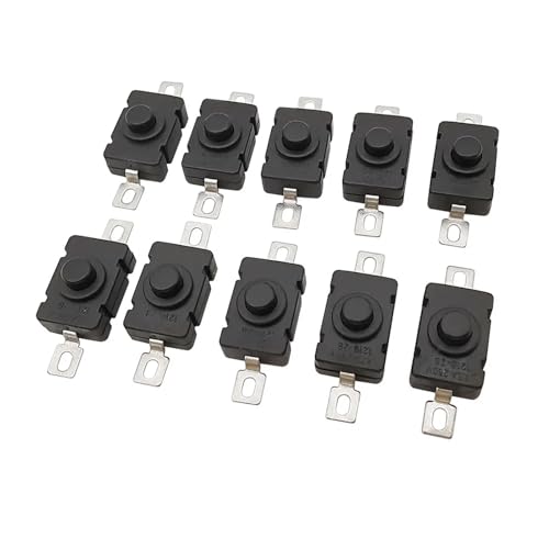 Interruptor de linterna KAN-28 arregla fallos de encendido pulsador SMD autobloqueante 18x12mm