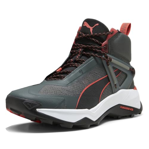 PUMA Mens Explore Nitro Mid Hiking Hiking Sneakers Shoes - Grey - Size 11.5 M2