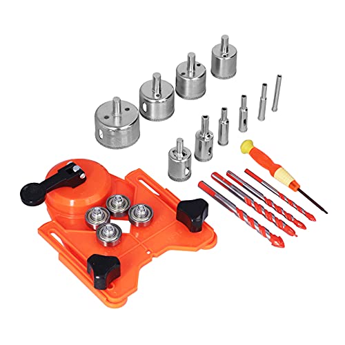Set de brocas diamantadas 6-50 mm para azulejo y madera miniatura 4