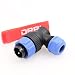 DRRI Weipu SP21 2-poliger rechtwinkliger wasserdichter Luftfahrt-Rundstecker, 12 V DC 30 A Stecker für Bluetti AC200MAX tragbare Powerstation