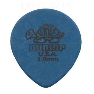 24 x pitch larme Dunlop Lot de 6 médiators pour guitare 1 mm bleu dans une boîte de rangement pratique - Les Beatles, Paul McCartney, John Lennon, RIngo Starr, George Harrison