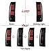 Winjet LED Tail Lights for 2008-2013 Chevy Silverado 1500, 2008-2014 Silverado 2500HD/ 3500HD, 2007 Chevy Silverado 1500/2500/ 3500 New Body, 2007-2014 GMC Sierra 1500/2500 HD/ 3500 HD SL/SLE