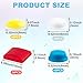 STSTR 154PCS Bump Dots for Visually Impaired, Multiple Colors Sizes Shapes Low Vision Aids Tactile Stickers Braille Aids for Blind, Low Vision, Elderly (Yellow, White, Red, Blue)