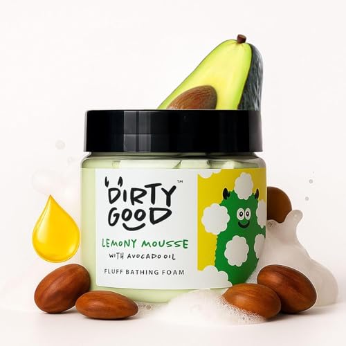 Image of Dirty Good Kids Body Wash 150g - Lemony Mousse | Lemon Bath Wash for Boys & Girls 3+ Years | Gentle & pH Balanced | Avocado Oil & Shea Butter | Sulphate, Paraben & Phthalates Free