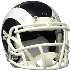 Riddell NFL Los Angeles Rams Speed Mini Football Helmet , White, Medium