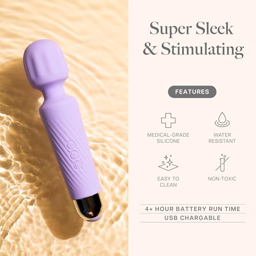 ava vibrator for women  4 hour battery life  water resistant body safe silicone  clitoral vibrators sex toy with 20 patterns amp 8 speeds  clit stimulator adult sex toys  discreet gift