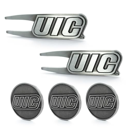 9&8 Golf UIC Chicago Divot Tool & Ball Marker Pack