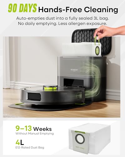 MONSGA Robot Vacuum and Mop Combo