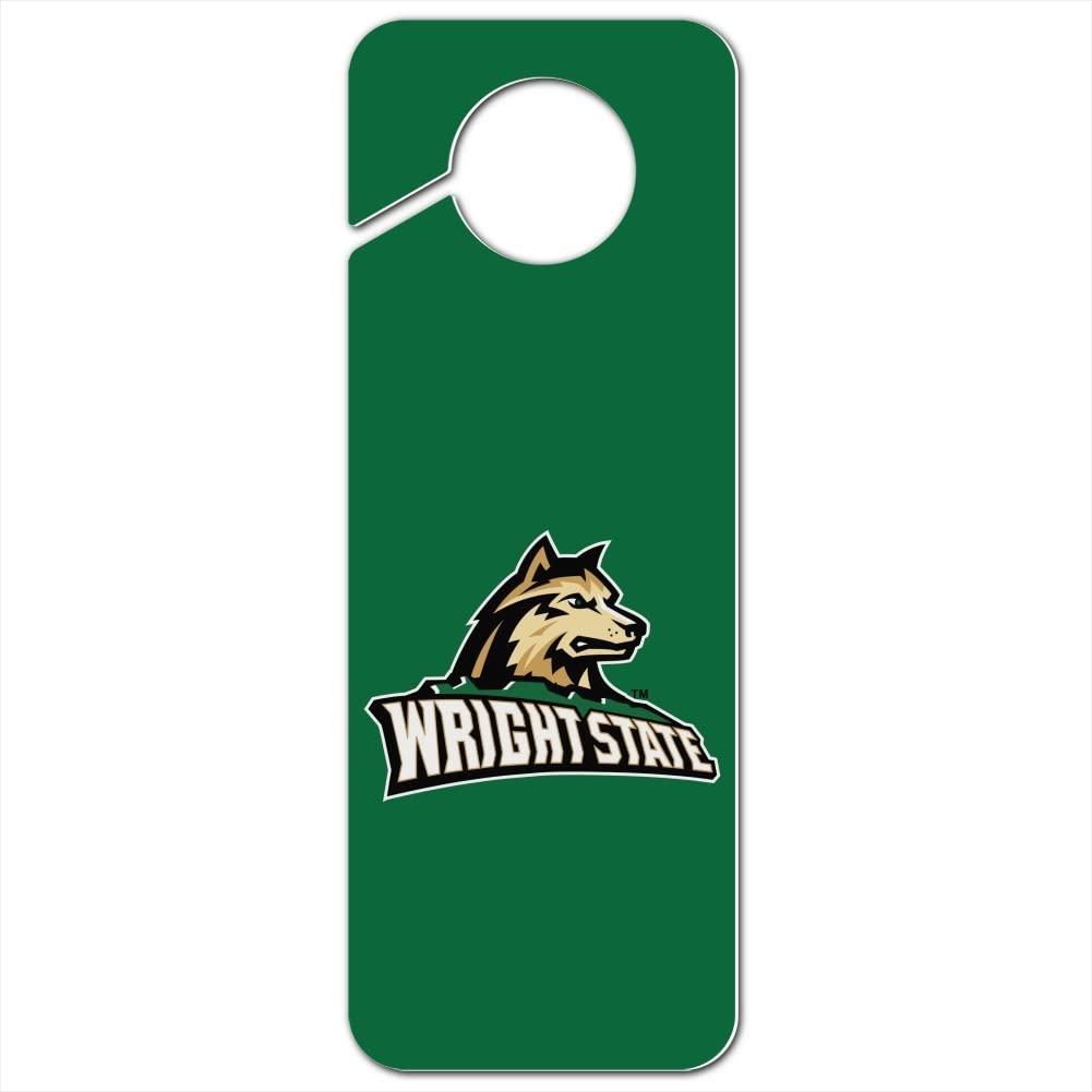 GRAPHICS & MOREWright State Primary Logo Plastic Door Knob Hanger Sign
