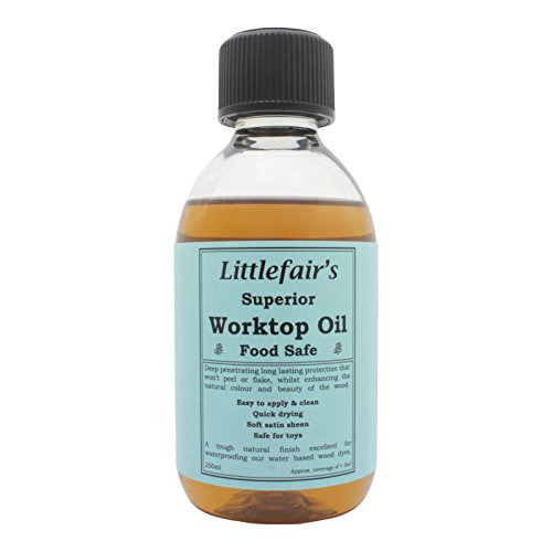 Littlefair's Huile danoise supérieure de finition du bois de - Huile danoise supérieure pour le bois de chêne et tous les types de bois (250 ml) Cover