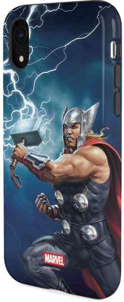 Skinit Pro Phone Case Compatible with iPhone XR - Officially Licensed Marvel Thor Thor and Mjolnir Design