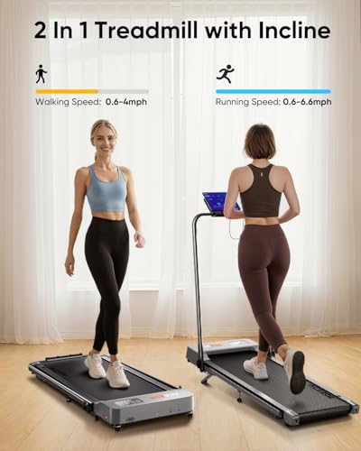 Motorized Folding Treadmill with Incline