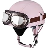 【Doublure intérieure confortable】 : doublure entièrement amovible et lavable pour garder le casque propre. Convient pour conduire des croiseurs, des hélicoptères, des scooters, des cyclomoteurs, des VTT, des UTV ou des vélos de rue.