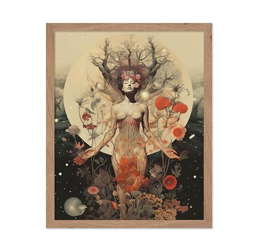 Monem Art Surreal Print - Psychedelic Poster - Meditation Art