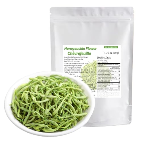 Honey suckle dried herbal tea 1.76 oz honeysuckle health herbs 金银花茶50g