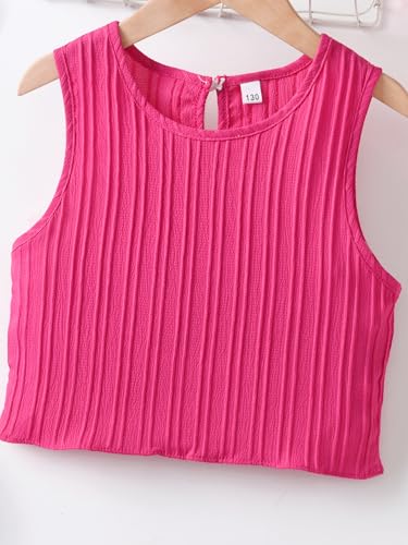 Image of Girls Cute Summer Outfits Set Clothes Size 5-14t Outfit 2 Piece Are Materials That Are Soft And Durable
