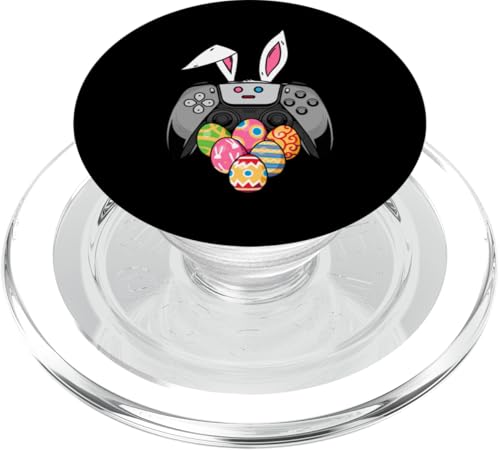 Easter Gamer Bunny Controller Jeux vidéo Jeux vidéo Lapin PopSockets PopGrip pour MagSafe