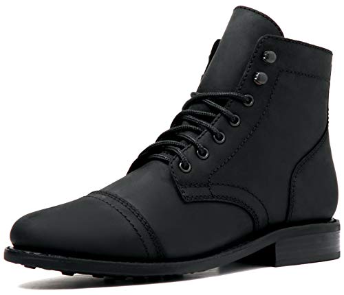 Thursday Boot Company Męskie buty sznurowane, czarny mat, 39.5 EU