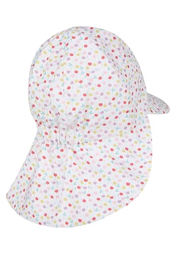 Gorra o sombrero para el sol Sterntaler de bebé con protección nucal y estampado de frutas 3