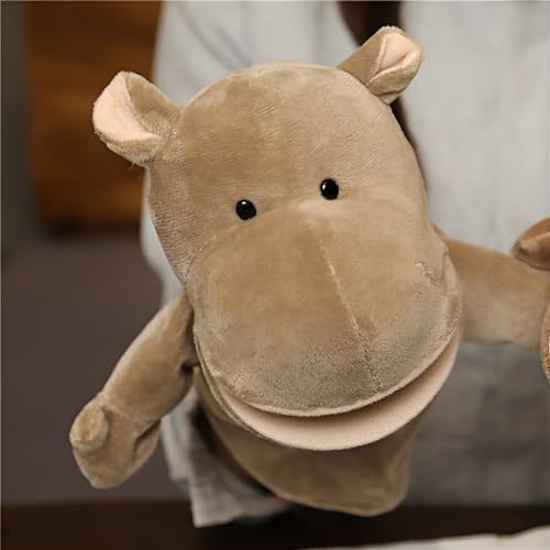 LOMTRATS Handpuppen für Kinder, Kleinkind enthält Wolf, Tiger, Löwe, AFFE und bewegliche offene Münder, perfekt zum Geschichtenerzählen, Unterrichten, im Vorschulalter und als Geburtstagsgeschenk