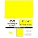 JAM PAPER Shipping Address Labels - Standard Mailing - 2 x 4 - Neon Fluorescent Yellow - 120/Pack