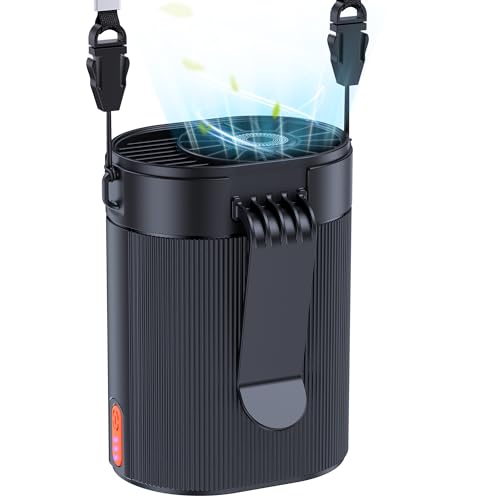 Tenvolti Portable Waist Fan, 6600RPM Strong Airflow Belt Fan with 25H Working Time, 4 Speeds...